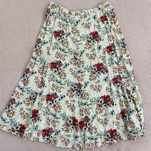 Liz Baker Floral Skirt